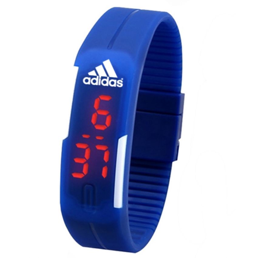 blue sports watch